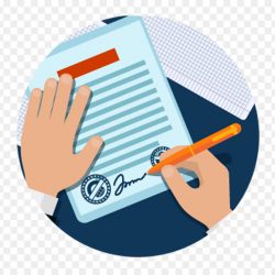 امضای قرارداد حقوقی - سایبرلا